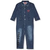 ベビードール デニムつなぎ オールインワン 子供服 100cm デニム