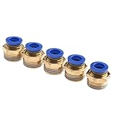 5本入り 空気圧継手 空気圧 ストレート プッシュイン スタッド 継手 コネクタ エアウォーター PC10-04