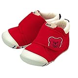 MIKIHOUSE HOTBISCUITS(ミキハウスホットビスケッツ) メッシュファーストベビーシューズ １１.５ｃｍ,赤（02）
