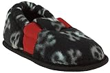 Capelli新しいYork幼児用Boy 's Camo Skulls Printedフリースモカシンスリッパ カラー: ブラック