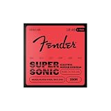 Fender フェンダー エレキギター弦 SuperSonic™ 250R Guitar Strings, Nickel-Plated Steel, Ball End, Gauges .010-.046 (3-Pack)