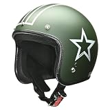 リード工業(LEAD) バイクヘルメット ジェット GRENVER マットグリーン フリーサイズ -