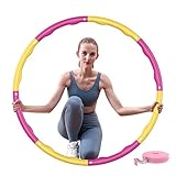 フラフープ 【2020 最新-人気】フラフープ ダイエット 脂肪燃焼 組み立て式 8本 組み合わせ自由 大人用 子供用 有酸素運動 室内・室
