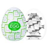 TENGA テンガ エッグ キュービー サイズフリー 男女兼用 使い捨て ローション付き