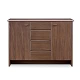 北欧風 幅120cm キャビネット サイドボード