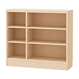 岩附(IWATSUKI) 書棚 ライトナチュラル 高さ80cm 幅90.2 奥行29.5 レギュラー 幅木よけ加工有 日本製 CS-W90-H80RHLN