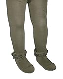 ベビーストーリー メロータイツ 85cm カーキ