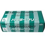 エブノ ラテックス手袋 パウダーフリー Lサイズ 100枚入り