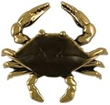 Blue Crab Door Knocker - Brass (Premium Size) by Michael Healy Designs