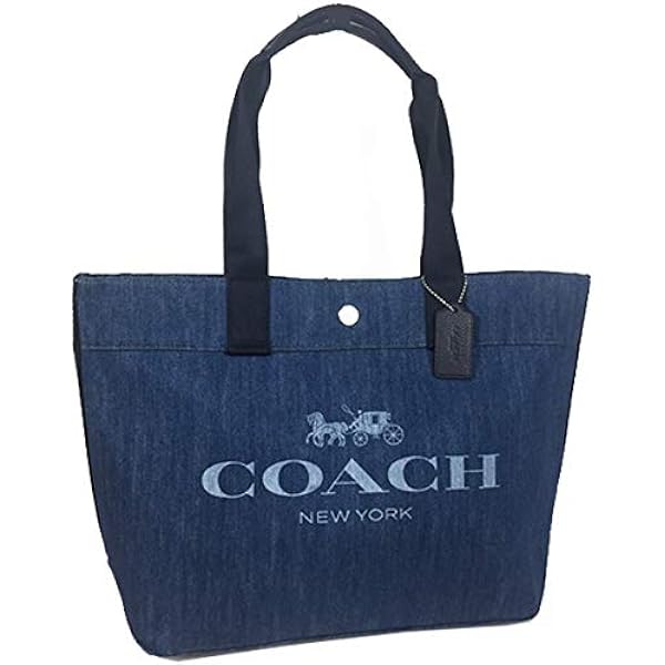 Amazon | COACH(コーチ) トートバッグ デニムトート 手提げ