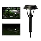 Yiteng　電撃殺虫器　太陽光パネル　UV光源吸引式殺虫器　捕虫器　LEDソーラーライト　防水　虫退治　蚊よけ　自動点灯　電気代不要　地面に挿す　置き場所自由　瞬時虫撃退　芝生/屋外/園芸などに適用