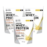 WINZONE（ウィンゾーン）ホエイ プロテイン パーフェクトチョイス 3kg（1kg×3袋）リッチバナナ風味 国内製造 11種ビタミン 4種ミネラル whey protein 100 日本新薬
