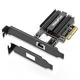 10Gbe PCI-eネットワークカード、AQC113コントローラー、10G Base-T RJ45ポートNICカード、GiGaPlus 100/1000/2500/10000Mbpsイーサネットカード、10Gbイーサネットアダプター、Windows10/11/Windowsサーバー/Linux対応