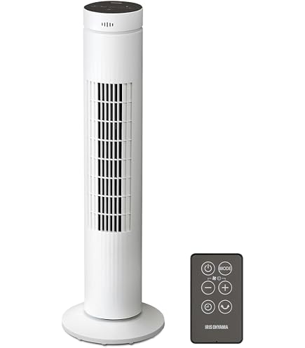 Amazon | コイズミ 扇風機 タワーファン DCモーター 風量10段階