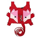 IPOTCH 子供 赤ちゃん おでかけ お散歩 迷子防止 ハーネス リード付き　ベビーリュックサック　全８種　 - レッドフォックス