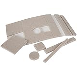 SoftTouch Self-Stick Pre-Cut Felt Blanket (48 piece) - Shapes, Oatmeal [並行輸入品]