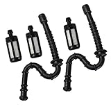 P Prettyia チェーンソー部品　2ｘ燃料ライン＋3ｘ燃料フィルター　STIHL 024 026 036 MS240 MS260 MS360に適合　