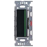 スガツネ工業 ガイドランプ付 埋込シングルスイッチ ソフトブラック PXP-J-NKW01009-SB