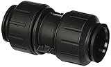 John Guest PEI0436E Coupler, 1 CTS, Black by John Guest