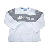 [アルマーニベビー] ARMANI BABY アパレル (Tシャツ) GXH253T ホワイト×グレー (6M) ベビー [並行輸入品]