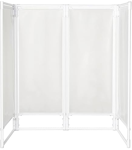 Amazon.co.jp: 折りたたみ式パーテーション114 x 135cm 白 : 文房具