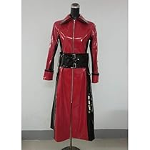Amazon.co.jp: Xjapan hide 赤黒ロング 細身 エナメルコート