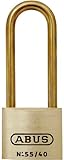 ABUS 55 MBHB / 40 C KD 1.5インチAll Weatherソリッド真鍮キー設定異なるPadlock with真鍮シャックル