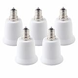 Newhouse Lighting A1226E-5 Candelabra To Standard Bulb Adapter, 5 Pack [並行輸入品]
