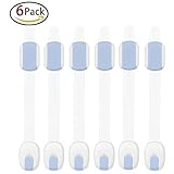 greesuit子安全ロック、ベビーProofキャビネットラッチロック調節可能なマルチ目的ロックストラップベビーCare for引き出し、食器棚冷蔵庫、、トイレシート、オーブンwith 3 M Adh