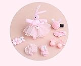 Formemory ヘア クリップ 可愛い アクセサリー 髪飾り 子供用 8セット ヘアピン 女の子髪飾り キッズ前髪 髪留め 誕生日 出産祝い パーティ 記念日 イベント 写真撮影 包装セット付き