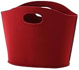 不二貿易 フェルト ストレージ (バッグ タイプ) バーガンディ 20039