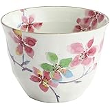 セラミック藍 花ごころ 煎茶 桜 サイズ：約φ9.2 H6.7 03648