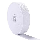Copeflap 平ゴム 幅30mm × 長さ40m 織り 裁縫 手芸 ウエスト替え 太い 厚さ1mm (白)