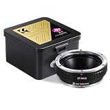 K&F CONCEPT 直営店 レンズマウントアダプター EOS-M4/3 Canon対応 キャノン対応 EFマウントレンズ マイクロフォーサーズマウントカメラ 変換用レンズアダプター Micro 4/3マウント用アダプターリング