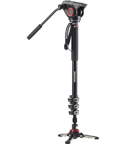 Amazon | Manfrotto 一脚 プロフルードビデオ一脚 雲台付 MVM500A | 一 