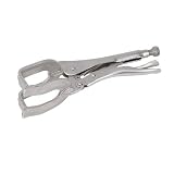 Tactix 200603 Welding Clamp Locking Plier, 266mm/10-Inch, Black/Orange [並行輸入品]