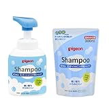 【セット買い】 ピジョン コンディショニング 泡シャンプー ふんわりシャボンの香り 本体 350ml + 詰め替え用 300ml セット