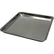 Amazon｜大屋製作所 18-0ステンレス 正角盆 34cm｜トレイ・盆