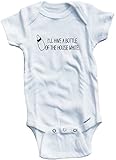 Baby Tee Time Boys ' I 'll Have Aボトル家のホワイトOne Piece カラー: ホワイト