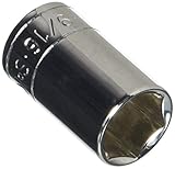 SK Hand Tool 41878 0.25 in. Drive 6 Point Semi-Deep Fractional Socket, 0.5 6 in.