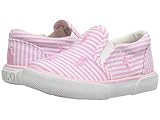 (ポロラルフローレン) Polo Ralph Lauren キッズカジュアルシューズ・・スニーカー・靴 Bal Harbour Repeat (Toddler) Pink Stripe Poplin/