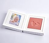 Babyprints Baby's 1st Step /// foldable box with picture frame /// simple and clean to use with dry 