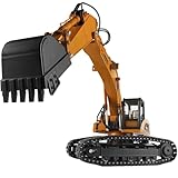 ハイテック WLtoys 1/16 WLモデル(油圧ショベル) 16800 RTRセット 2.4GHz 走行時間:約50分 9チャンネル送信機 ラジコン ショベルカー RC 重機 建機 油圧 ユンボ ショベルカー ライト照明 エンジンサウンド搭載 全メタル製キャタピラ 排気スモーク ミニチュア 砂場 日本語説明書付 USB充電ケーブル 16800