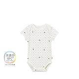 [ミキハウス] MIKIHOUSE 【ミキハウス(ベビー)】 ピュアベール 天使のはぐ　ドット柄半袖フライスボディシャツ (70cm・80cm) 40-1547-959 ピンク 70cm