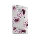 【glo専用ケース】Delyle NOIR(デイライル ノアール)×Gizmobies/LADY FLOWER WHT [BD-0007-FREE-A］