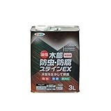 アサヒペン 油性木部防虫・防腐ステインEX 3L チーク