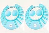 2 Pcs Bathing Cap Hat, Soft Baby Bibs for Baby Children Kids,by Kings Deal (blue2 With Wings) by kin