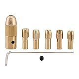 円筒ドリルクランプ0.5-3mmドリルコレットドリルチャック小型電気銅ドリルビットコレット (2.0mm)