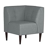 arne ダイニングチェア ソファー L字 カウチソファー コーナーソファー 日本製 完成品 LUNCH コーナー ダークブラウン脚 NS-7 グレー