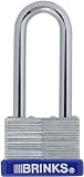 Brinks 162 – 44002 44 mmラミネートスチール南京錠シャックルwith 2インチ、1パック